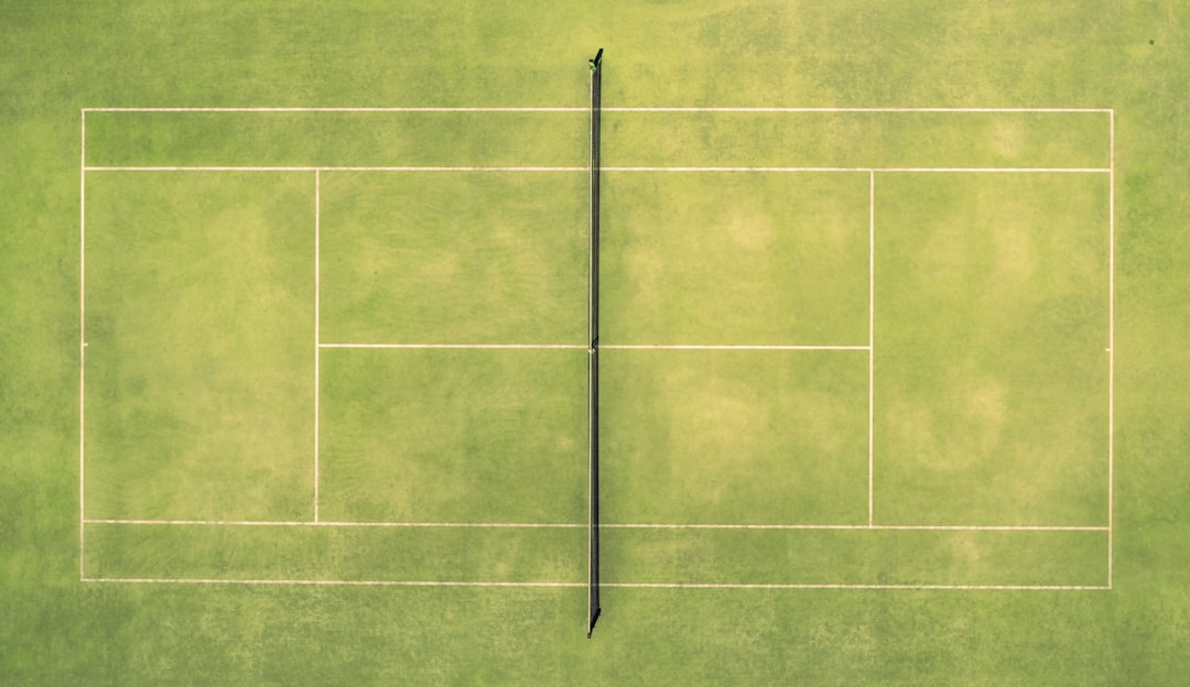 Tenis turnuvası ve US Open için temsili kort görseli