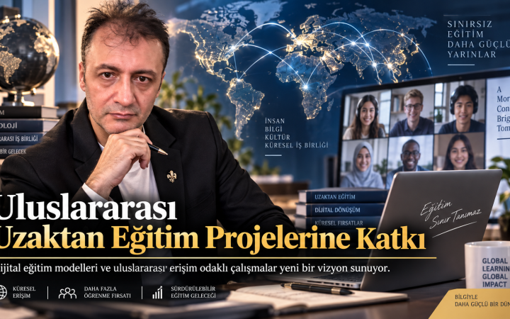 Prof. Dr. Bilal Semih Bozdemir’in uluslararası uzaktan eğitim projelerine katkısı